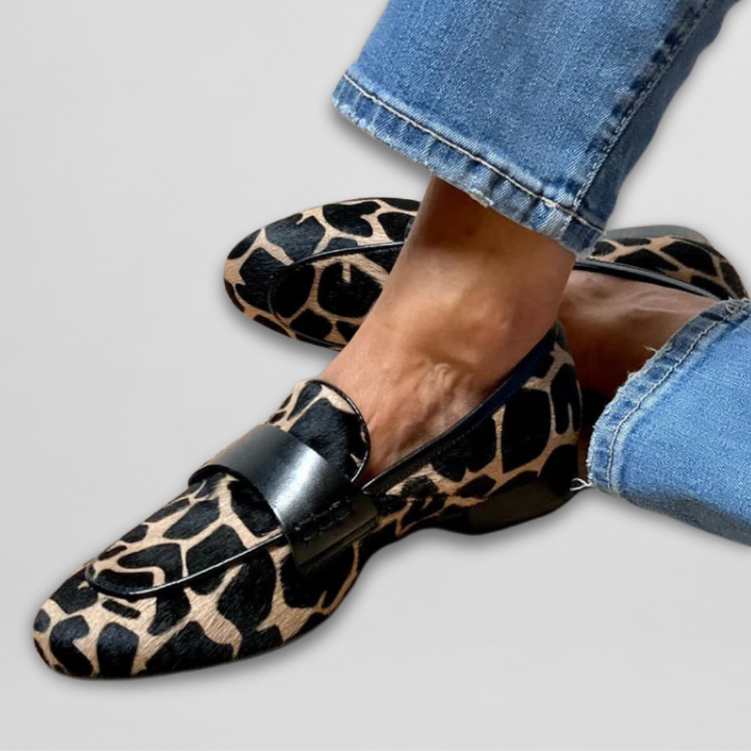 Camilla - Animal Print Moccasin