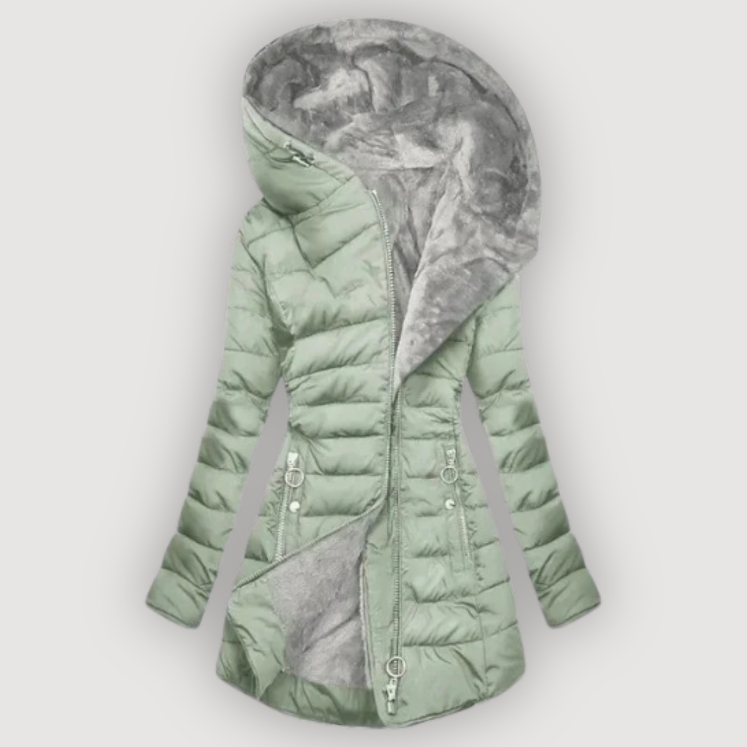 CASSY – COSY HOODED COAT