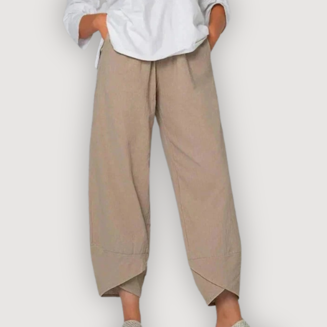 ZARA – RELAXED LINEN TROUSERS