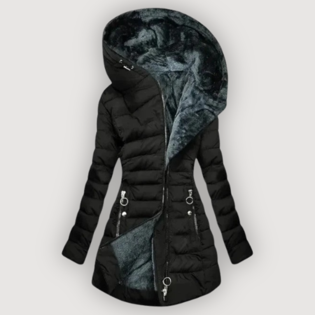 CASSY – COSY HOODED COAT