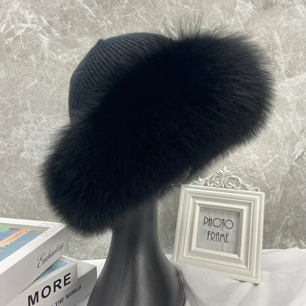 Celeste™ Fox Fur Beanie