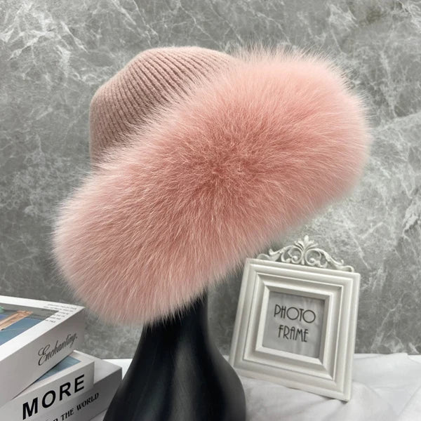 Celeste™ Fox Fur Beanie