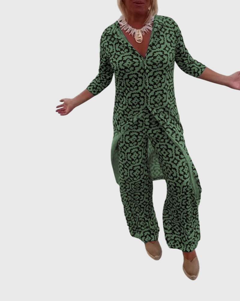 Gabriella™ | Elegant Vintage Two-Piece Set